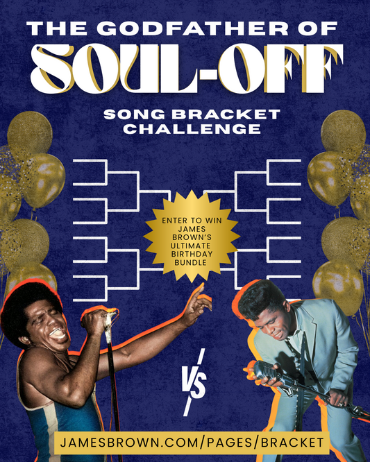 ENTER TO WIN James Brown's GODFATHER OF SOUL-OFF
