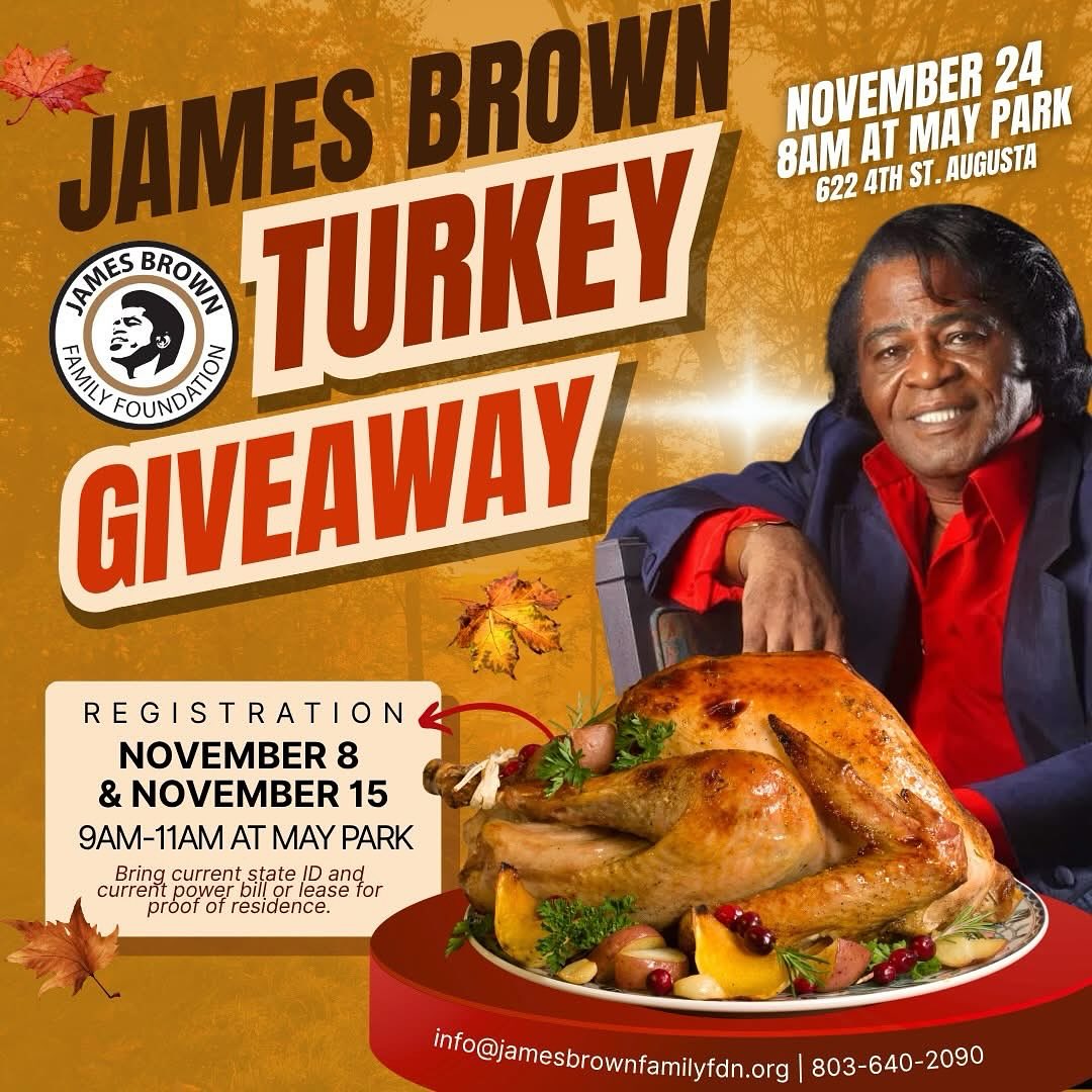 The Annual James Brown Family Foundation Turkey Giveaway